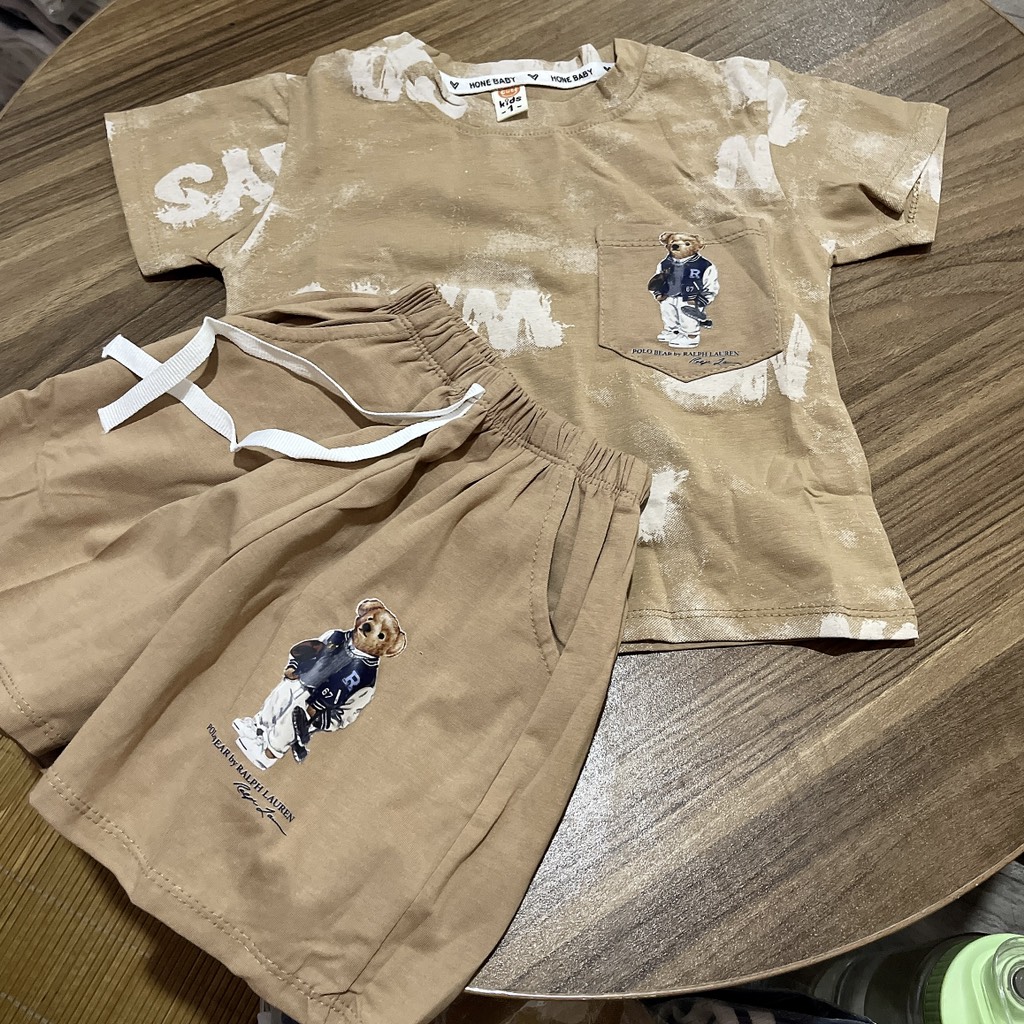 T745-Bộ cộc cotton gấu nâu W (07.14kg)