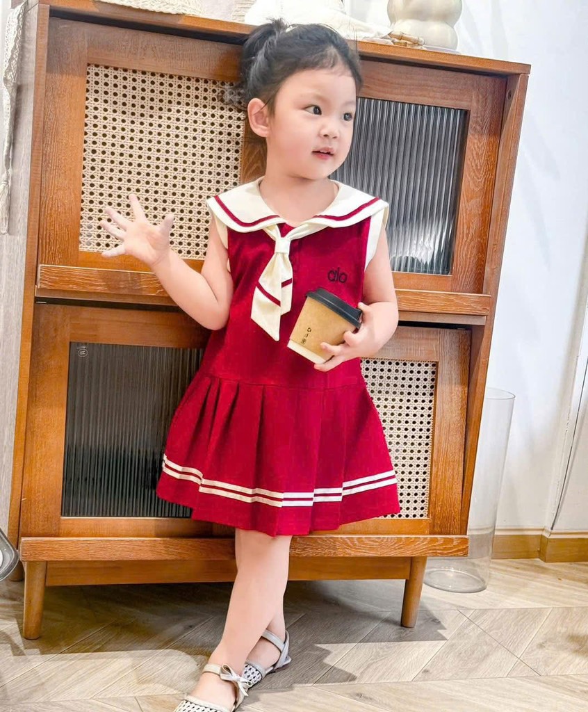 V245-Váy cotton thuỷ thủ ALO (10.22.259)