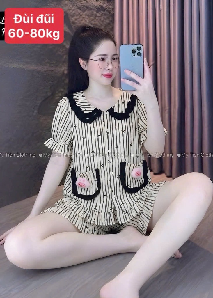 N057-Pijama Bigsize Đùi Đũi Xịn