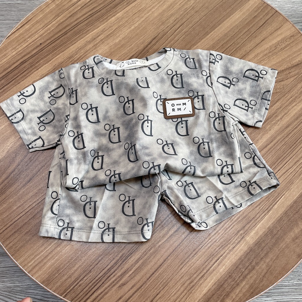 T456-Bộ cộc Dior loang xám (07.16.249)