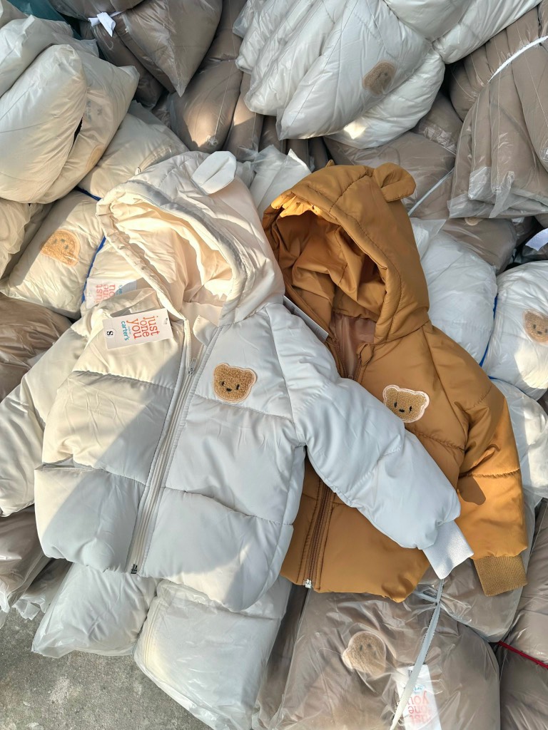 K020-Áo khoác phao gấu nhồi bông 10-16kg