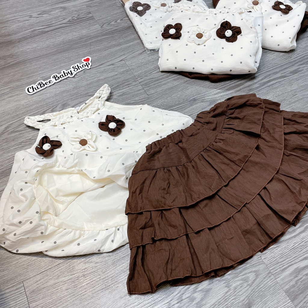 G903-Set cổ yếm bi nâu cv xoè (18.25kg)