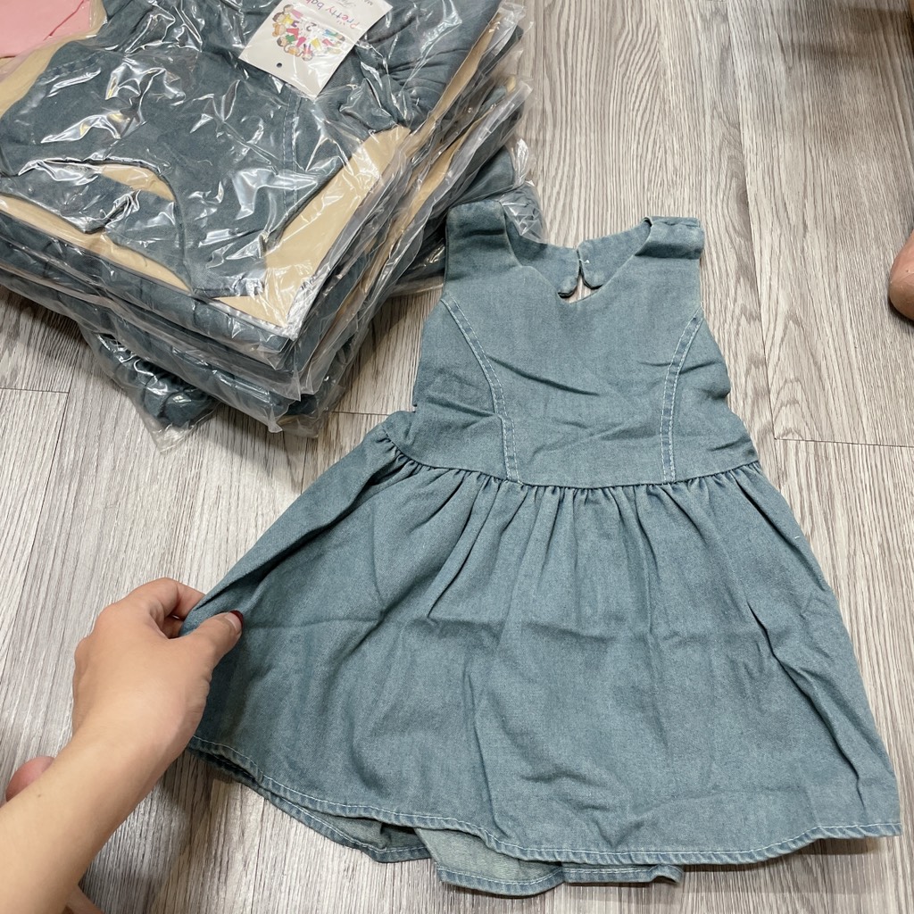 V459-Váy jean SN xoè màu bụi (08.26kg)