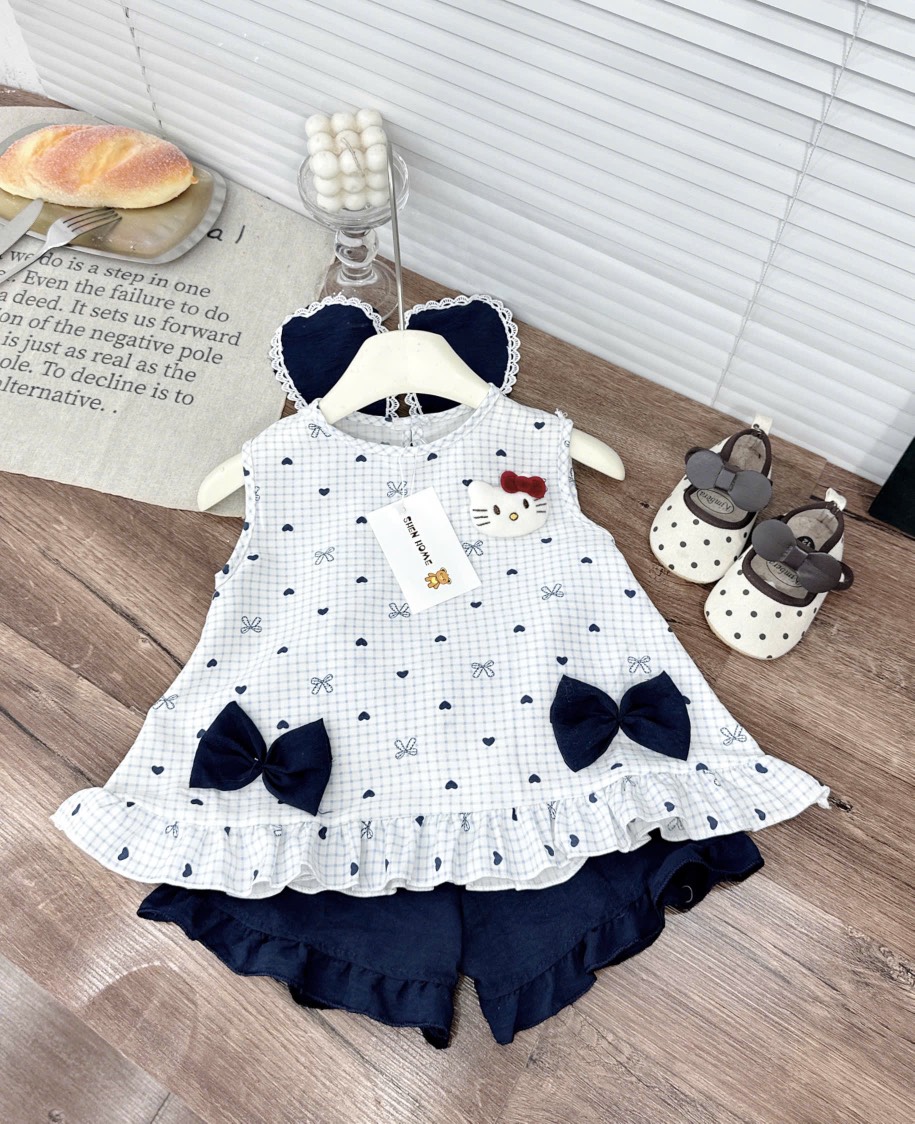 G811-Bộ đũi SN tai thỏ logo Kitty (09.18kg)