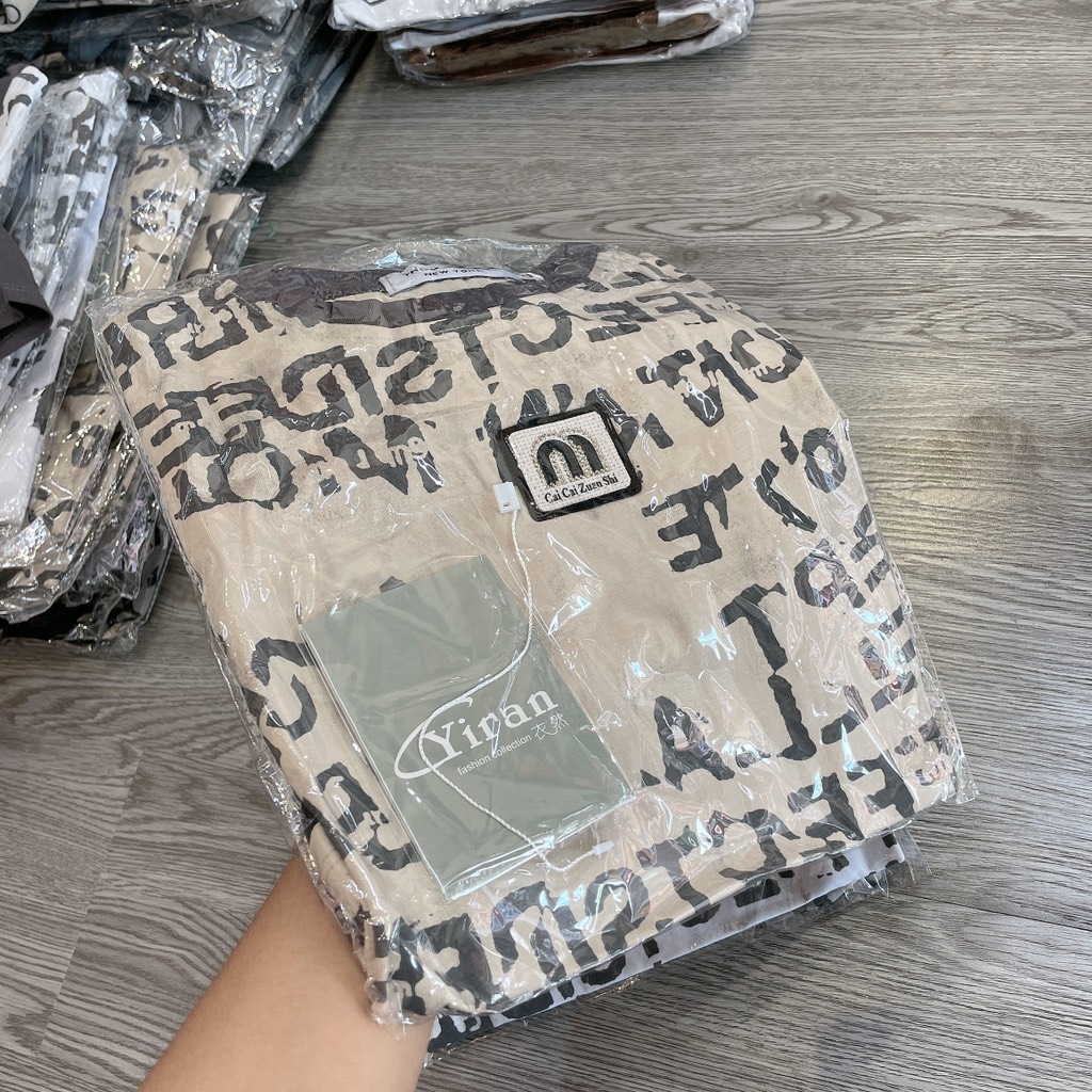 T459-Bộ cotton chữ logo M (06.13.146)