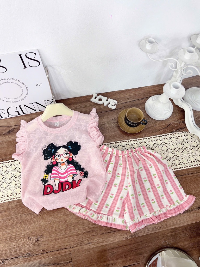 G539-Bộ ren cánh tiên quần tulip (15.30.256)