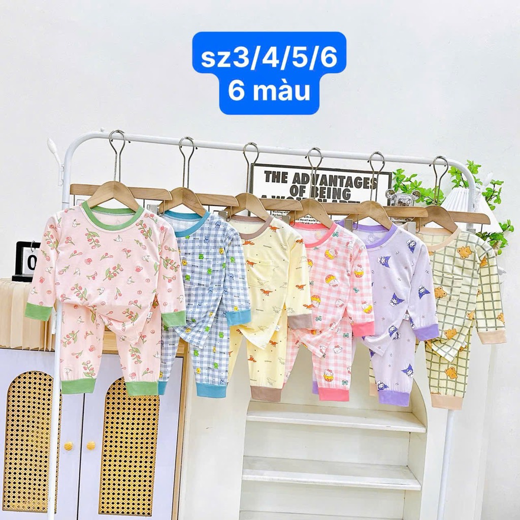 B592-Bộ dài thun lạnh rơi nhiều màu (08.15kg)