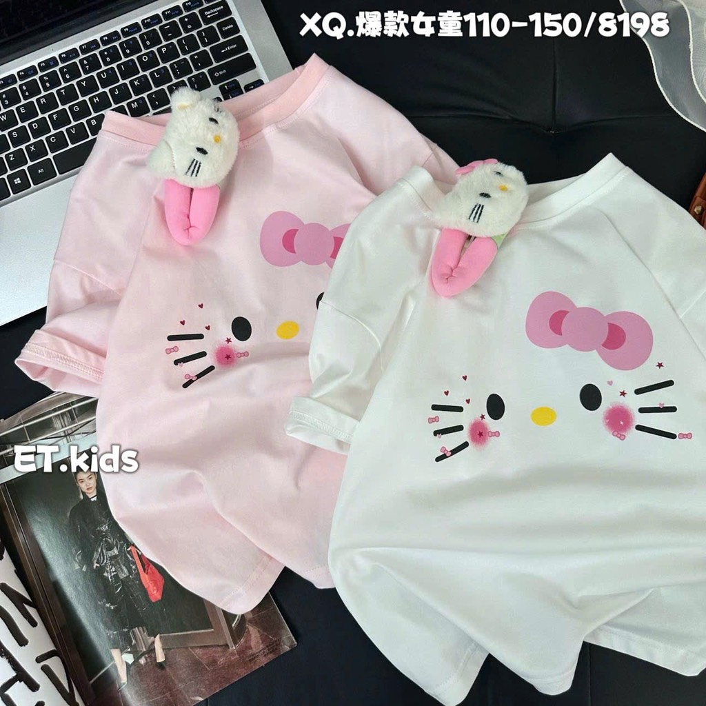 A194-Áo phông mèo Kitty (12.28.137)