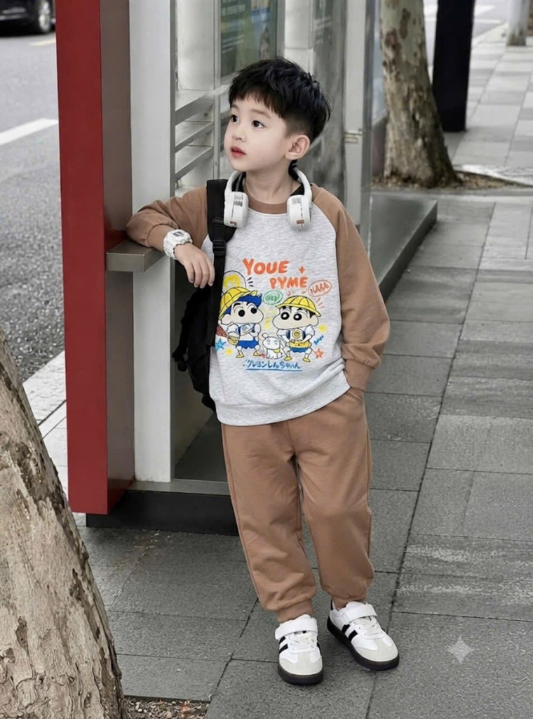 T796-Bộ cotton dài cu Shin phối (09.18kg)