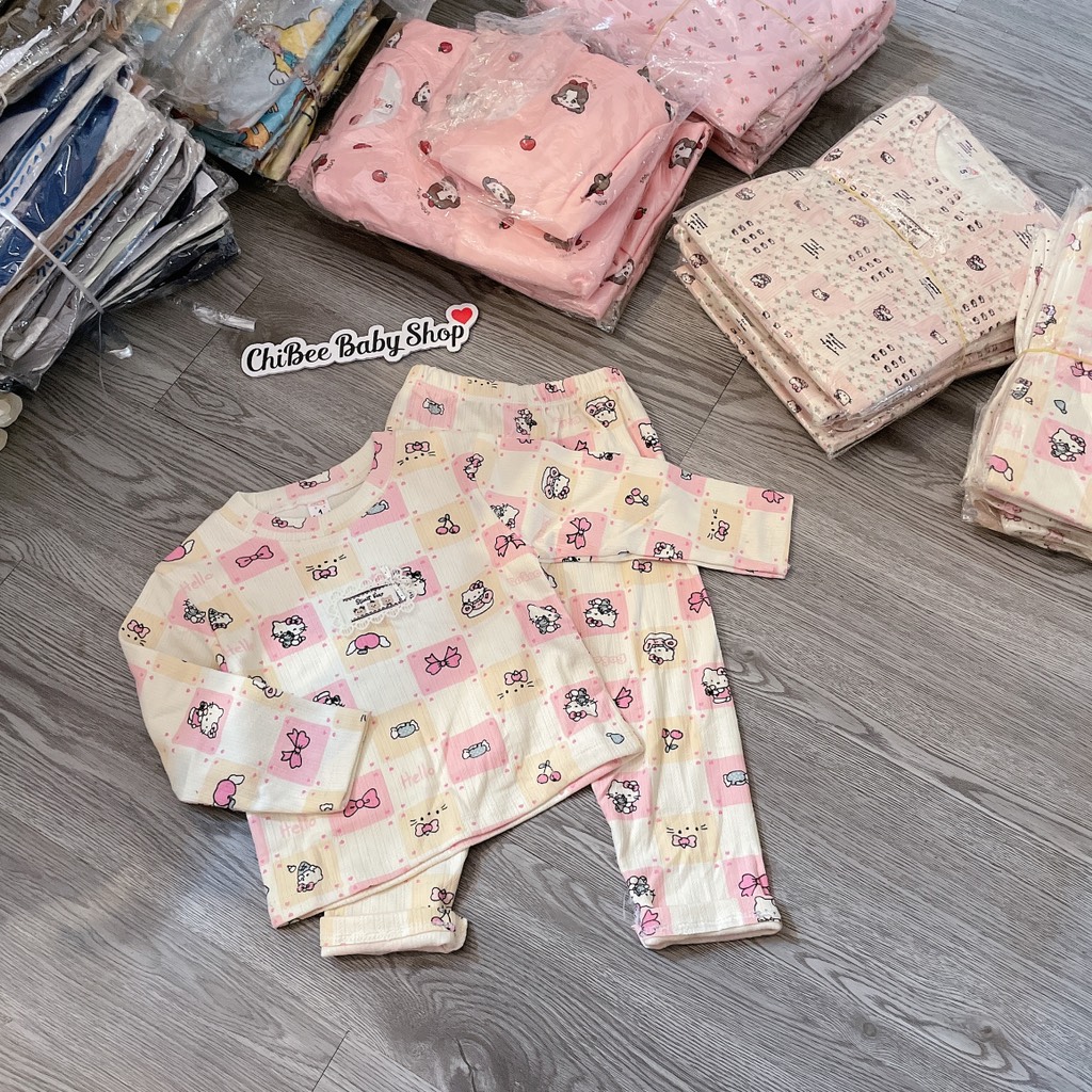 G961-Bộ dài zip ôm bé gái (09.15kg)