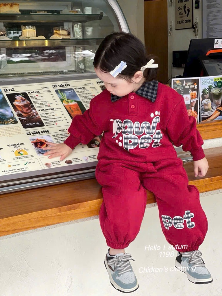 T490-Set nỉ 2 da cổ caro (09.17.379)