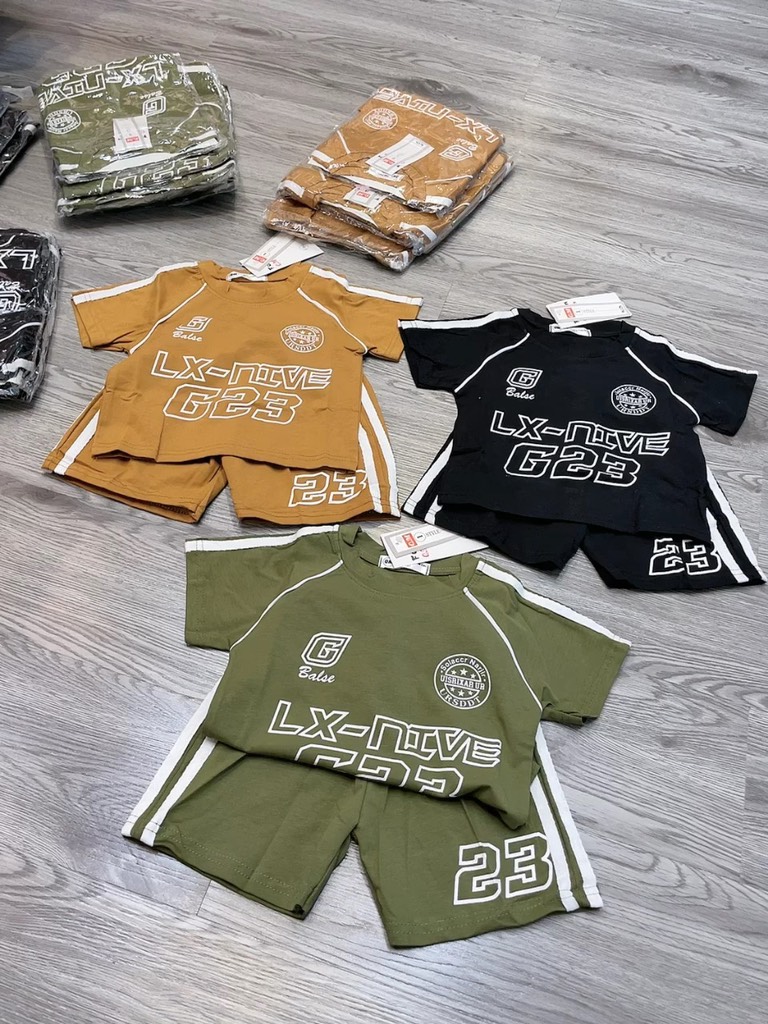 T462-Bộ cộc cotton số 23 viền (07.20.4046)