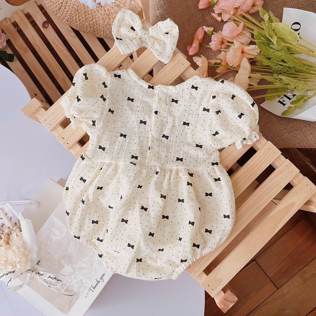 BD030-Body suit thiết kế bé gái