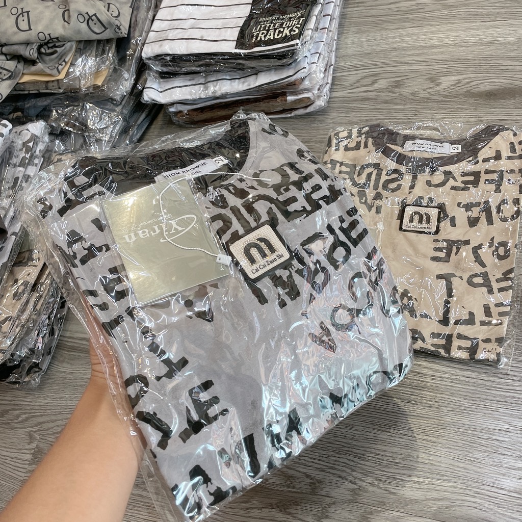 T459-Bộ cotton chữ logo M (06.13.146)