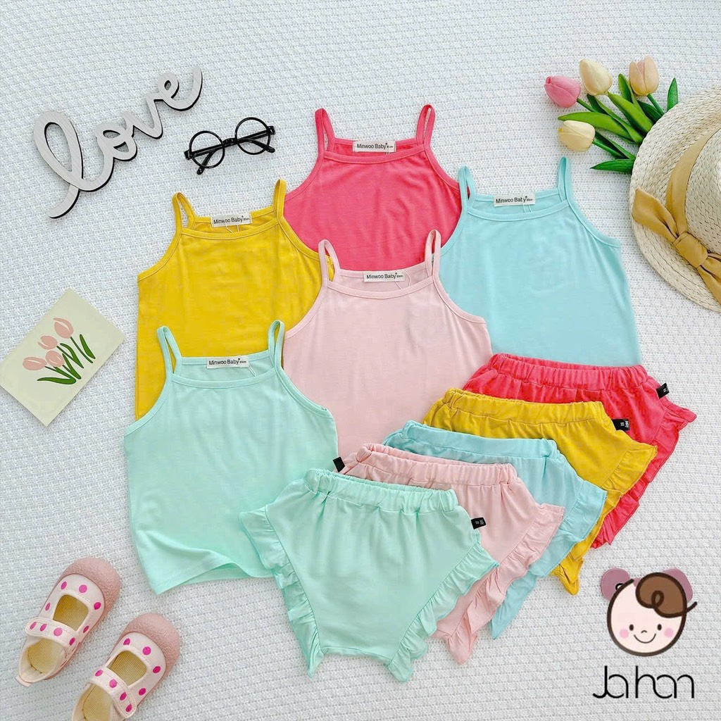 B510-Bộ 2dây thun lạnh trơn bèo (05.15kg)