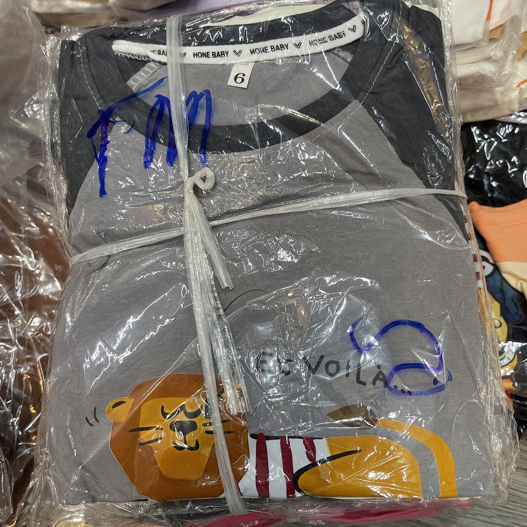 T167-Bộ cotton QC sát nách phối màu