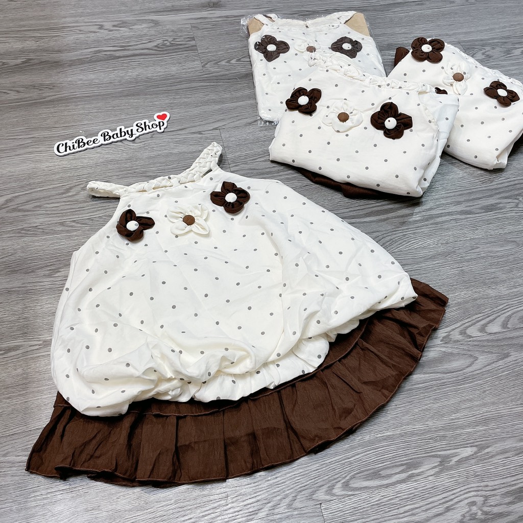 G903-Set cổ yếm bi nâu cv xoè (18.25kg)