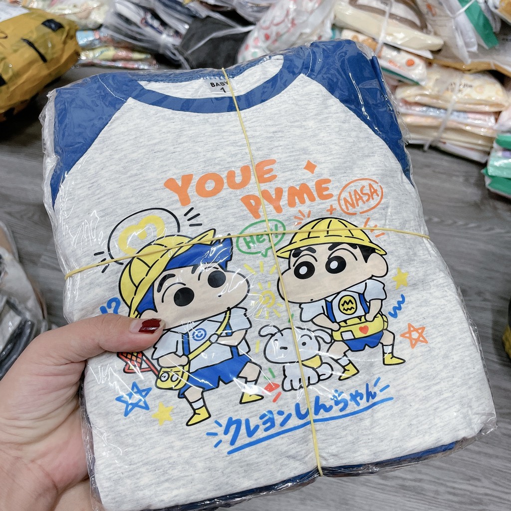 T796-Bộ cotton dài cu Shin phối (09.18kg)