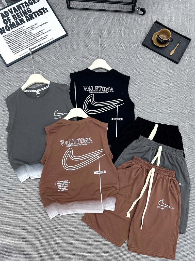 T388-Bộ cotton logo NIKE (27.42.780)