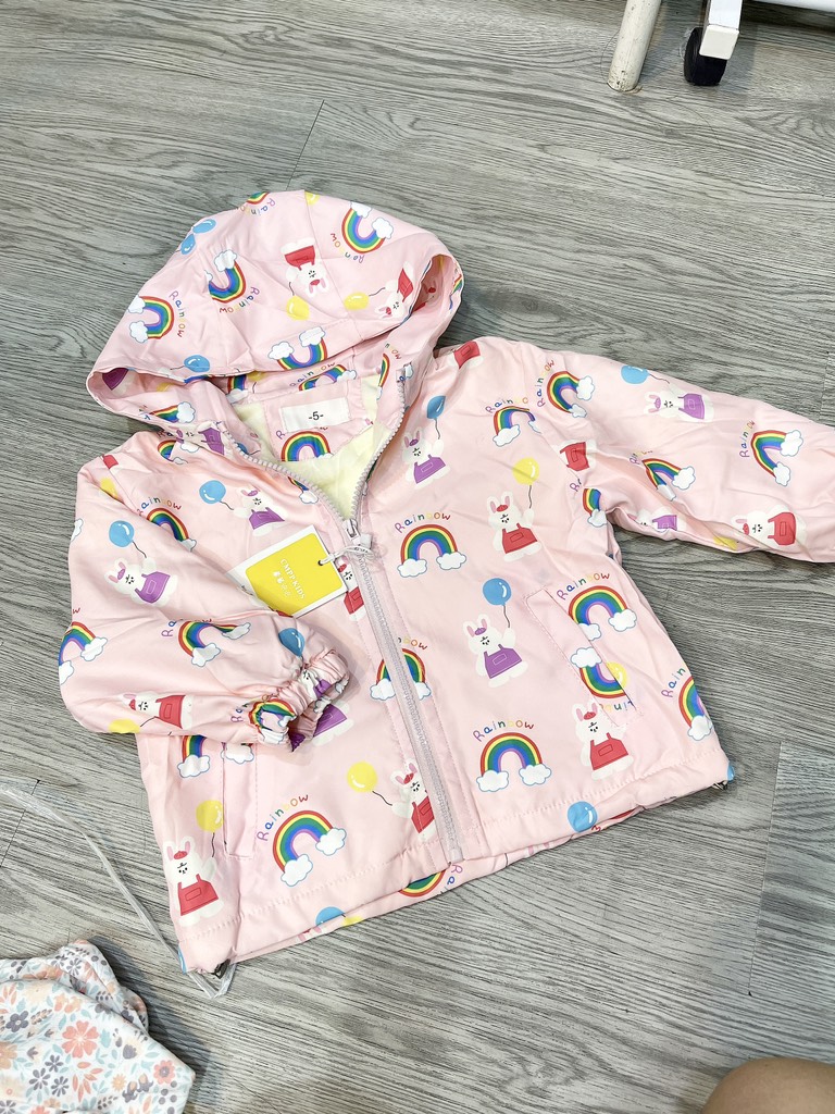 K050-Áo khoác gió QC lót nỉ mềm