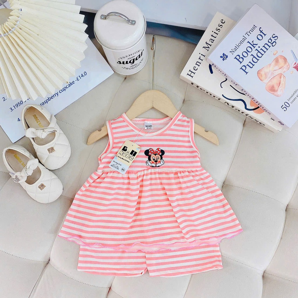 B363-Bộ tăm babydoll Mickey (05.15.523)