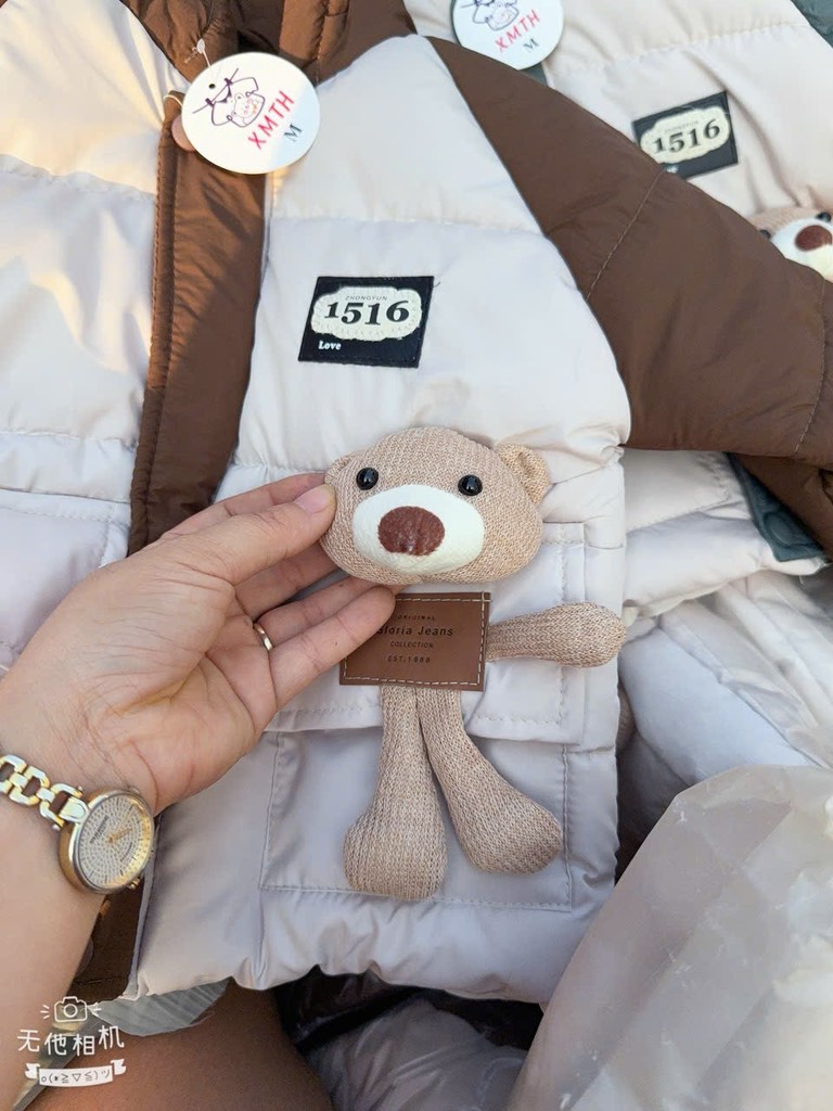 K117-Áo khoác phao gấu nổi (09.18.590)