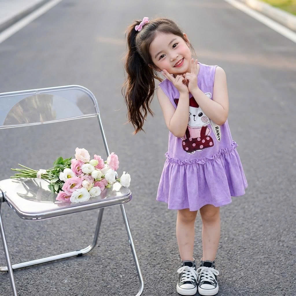 V391-Váy cotton SN thỏ loang (15.32kg)