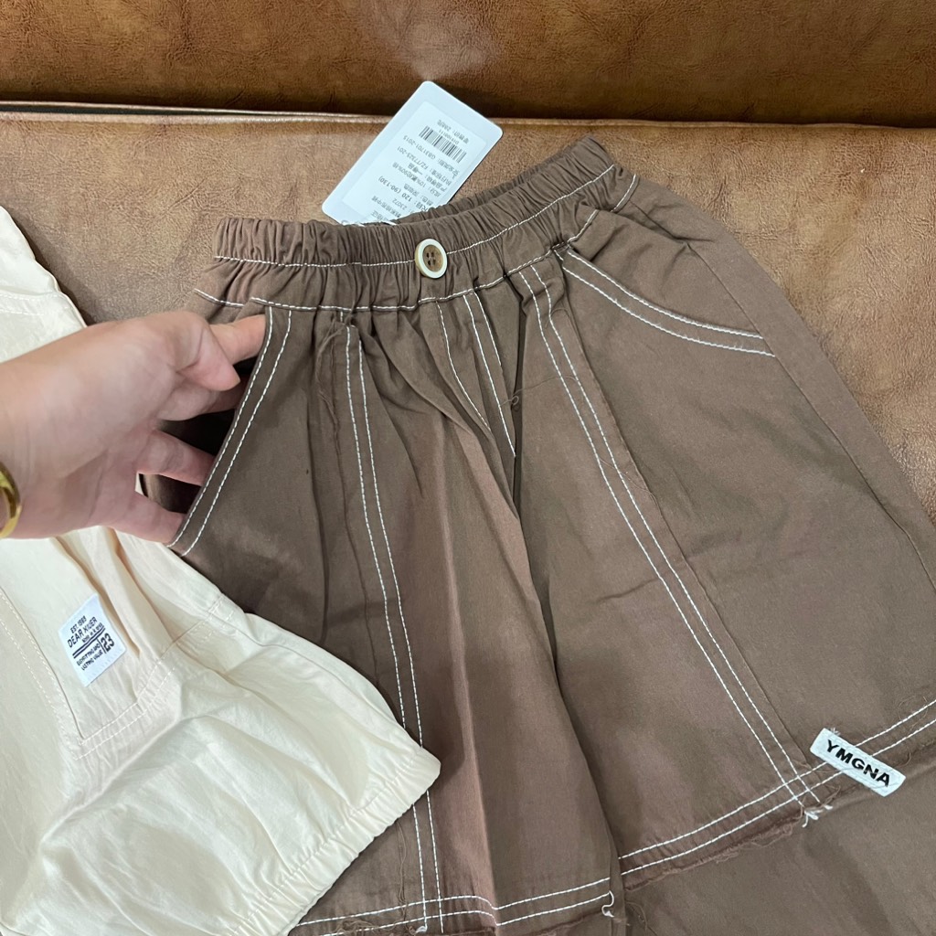 Q086-Quần kaki mềm lửng QC bé trai (14-20kg)