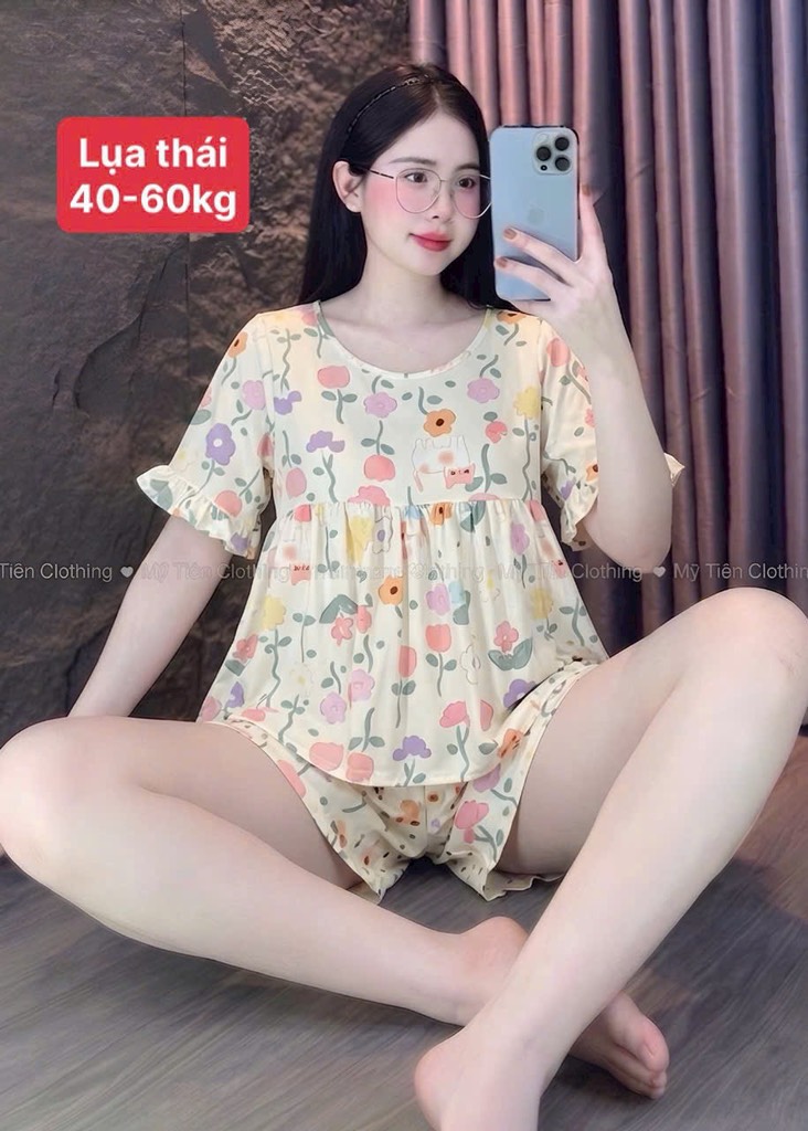 N051-Pijama 40-60kg Đùi Lụa Thái