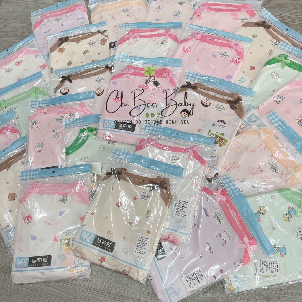 B384-Bộ 2 dây cotton lụa 2 nơ (07.16.243)