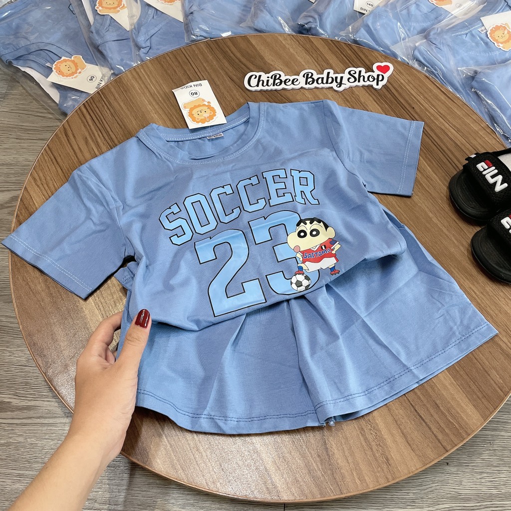 T753-Bộ cộc cotton Shin số 23 xanh (11.30kg)