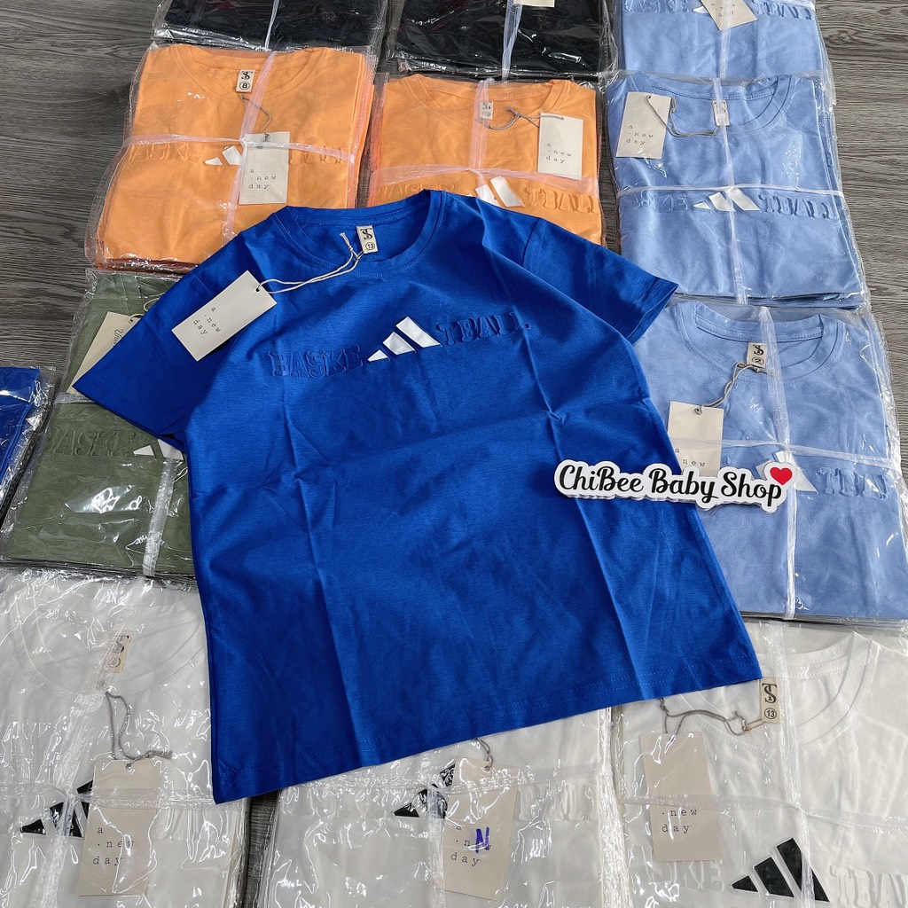 A437-Áo cộc cotton XK logo nổi (12.36kg)
