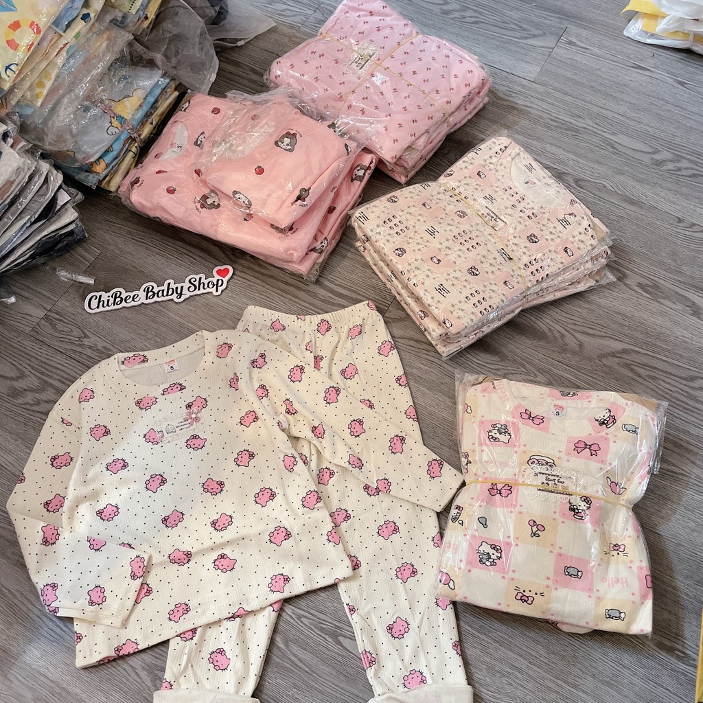 G961-Bộ dài zip ôm bé gái (09.15kg)