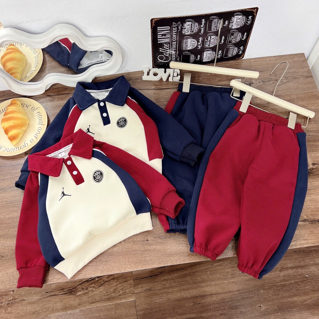 T489-Set nỉ 2 da phối polo (08.18.379)