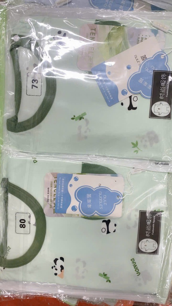 B403-Bộ dài cotton lụa gấu BULE (06.15.153)