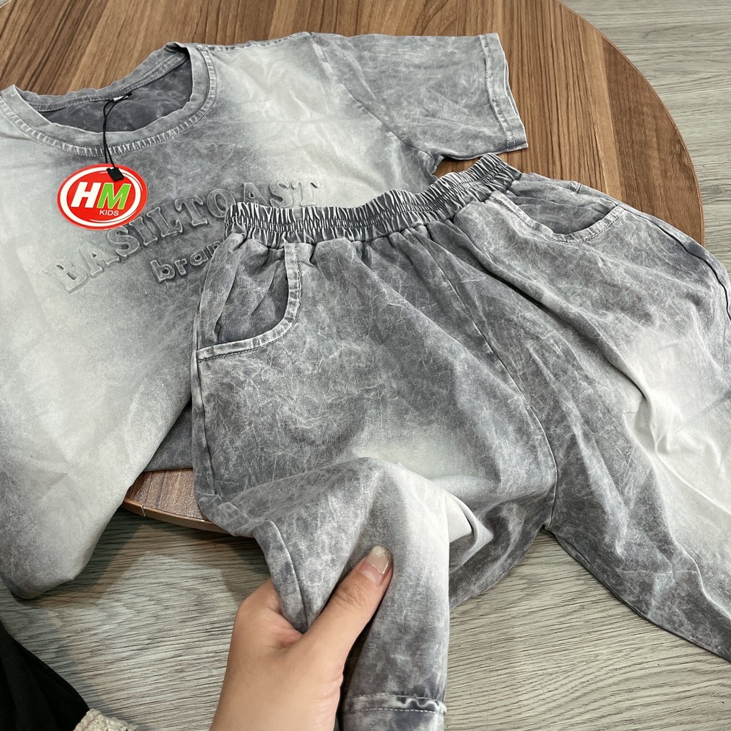 T411-Bộ cotton was đá loang xám (13.38.7080)