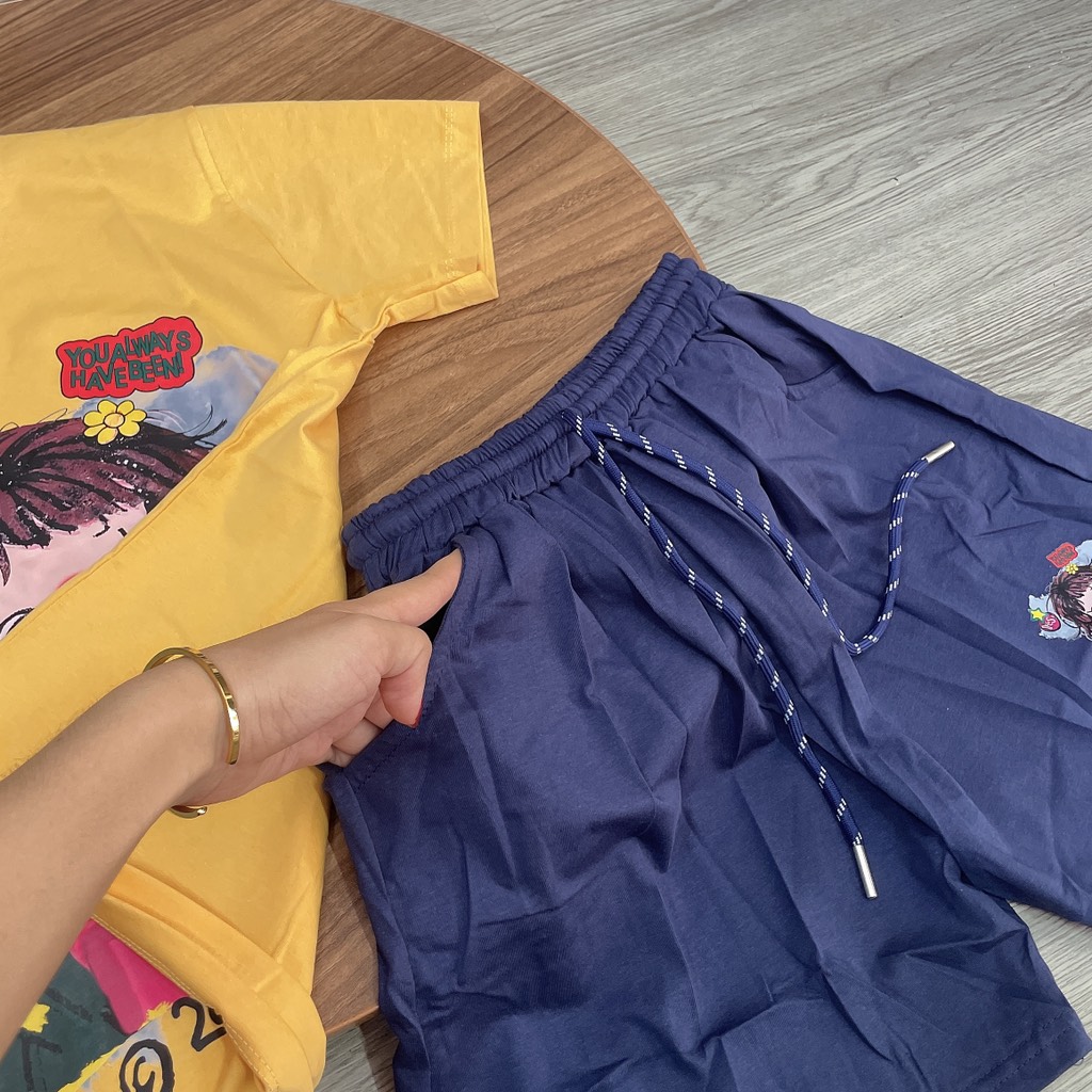G476-Bộ cotton cô gái vàng CỒ xịn (28.42.190)