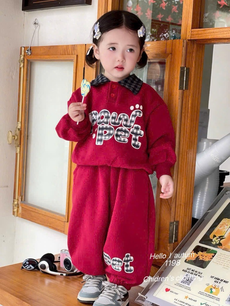 T490-Set nỉ 2 da cổ caro (09.17.379)