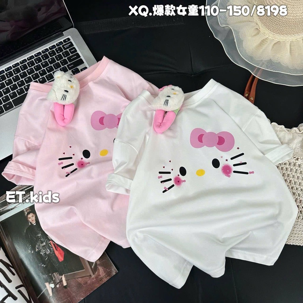 A194-Áo phông mèo Kitty (12.28.137)