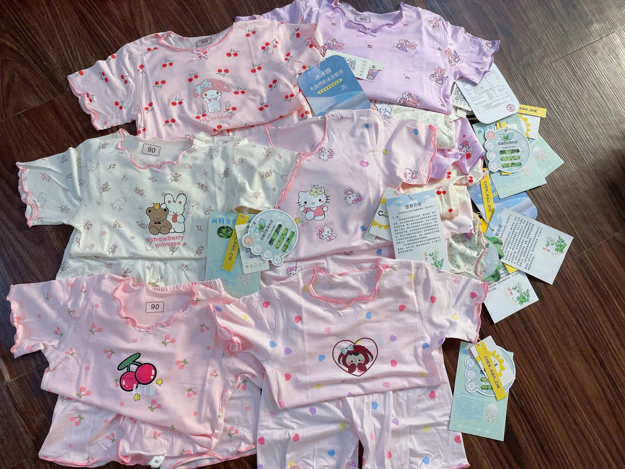 B425-Bộ cộc ct lụa dày Chan bé gái (06.16kg)