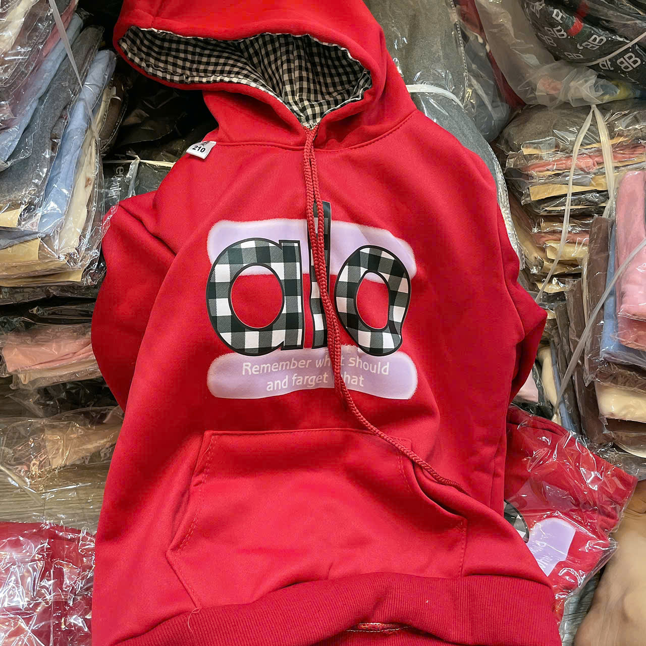 K138-Áo khoác nỉ hodie Alo đỏ (22.30kg)
