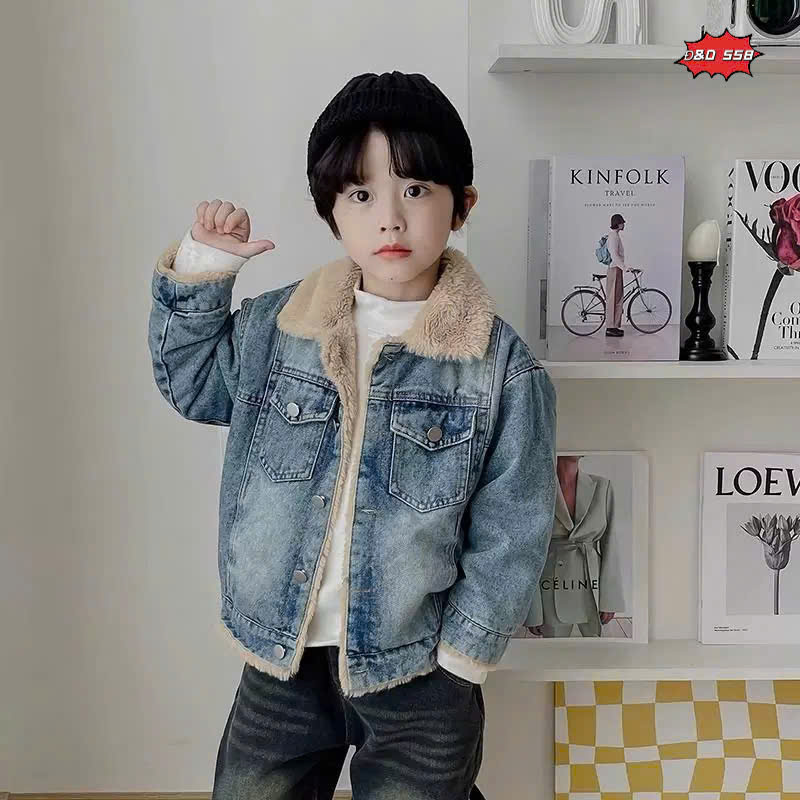 K139-Áo khoác jean lót lông (10.26kg)