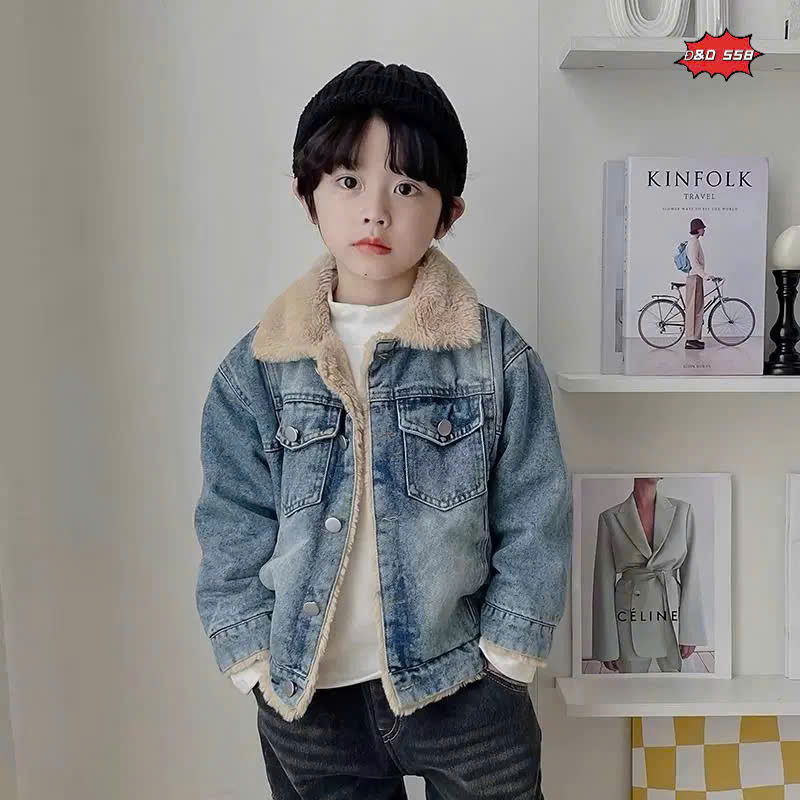 K139-Áo khoác jean lót lông (10.26kg)