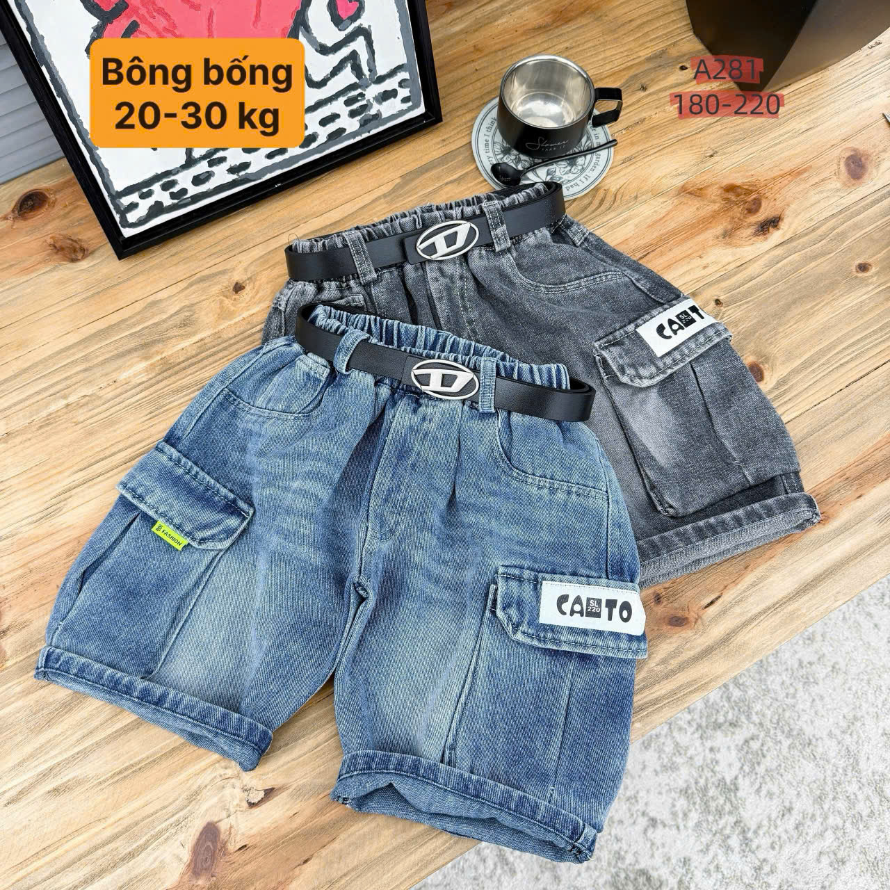 Q283-Quần jean lửng hộp CATO (18.32kg)