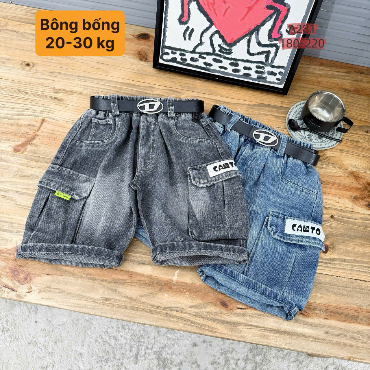 Q283-Quần jean lửng hộp CATO (18.32kg)