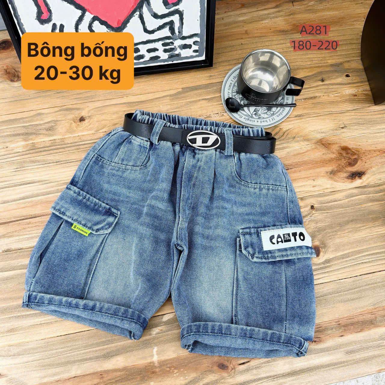 Q283-Quần jean lửng hộp CATO (18.32kg)