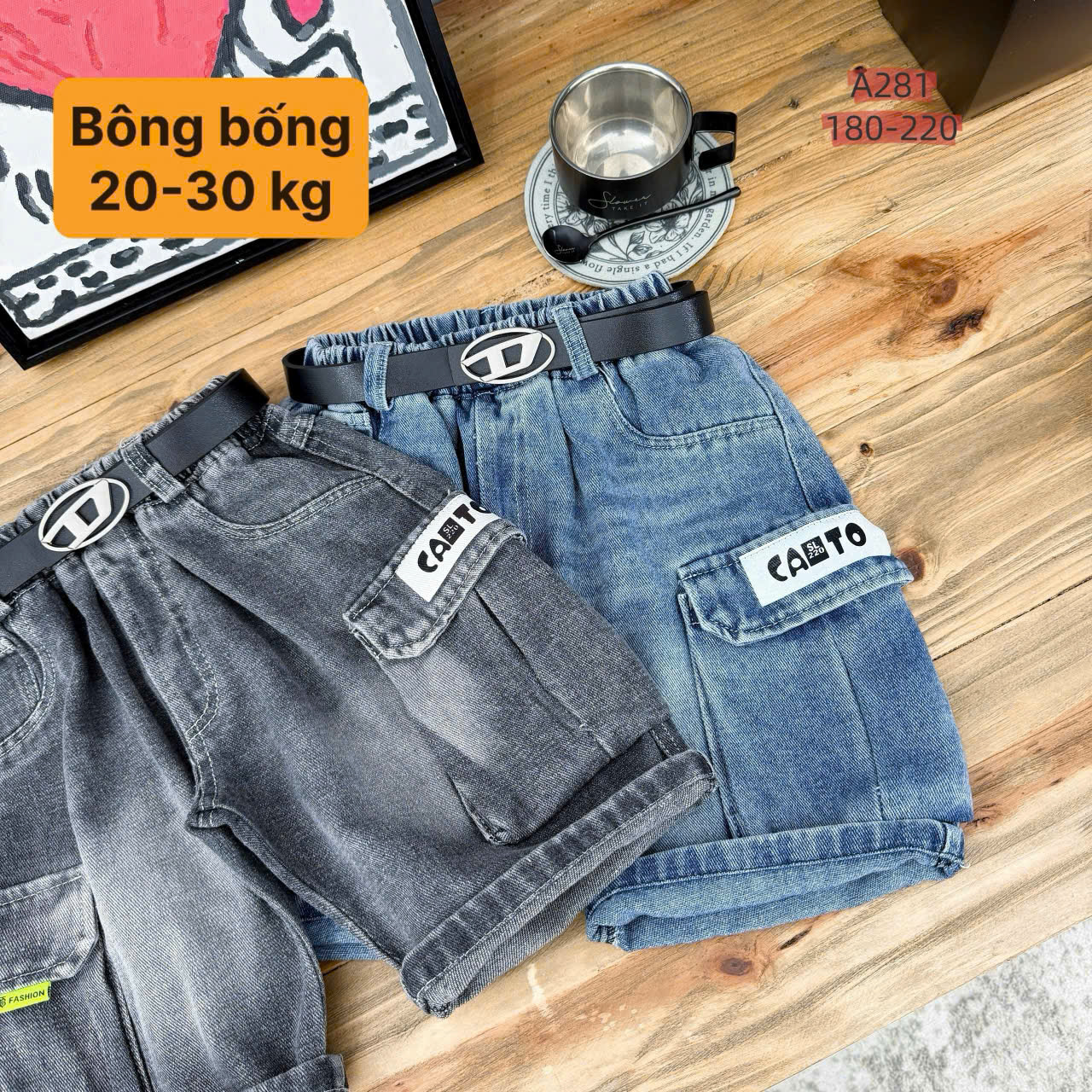 Q283-Quần jean lửng hộp CATO (18.32kg)