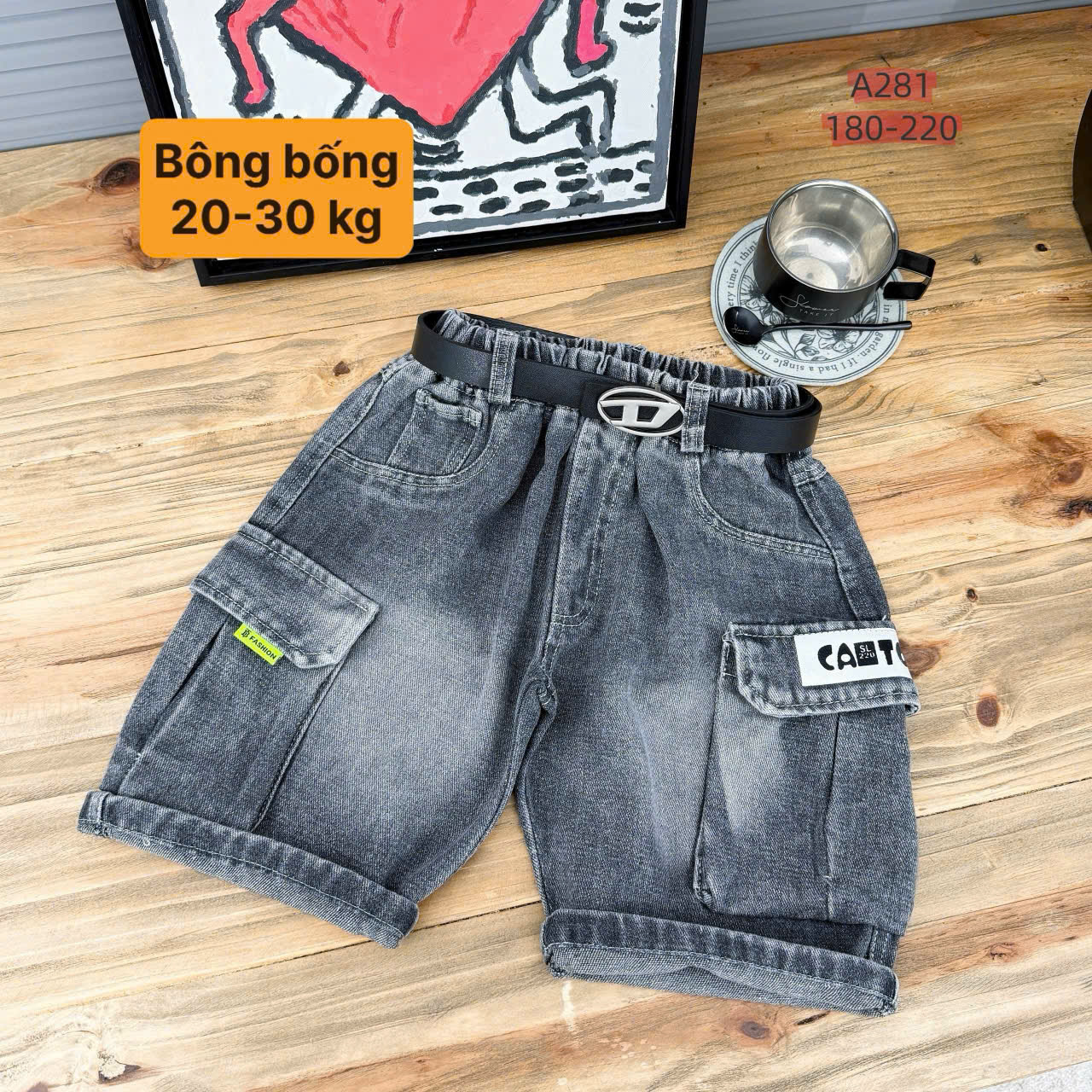 Q283-Quần jean lửng hộp CATO (18.32kg)