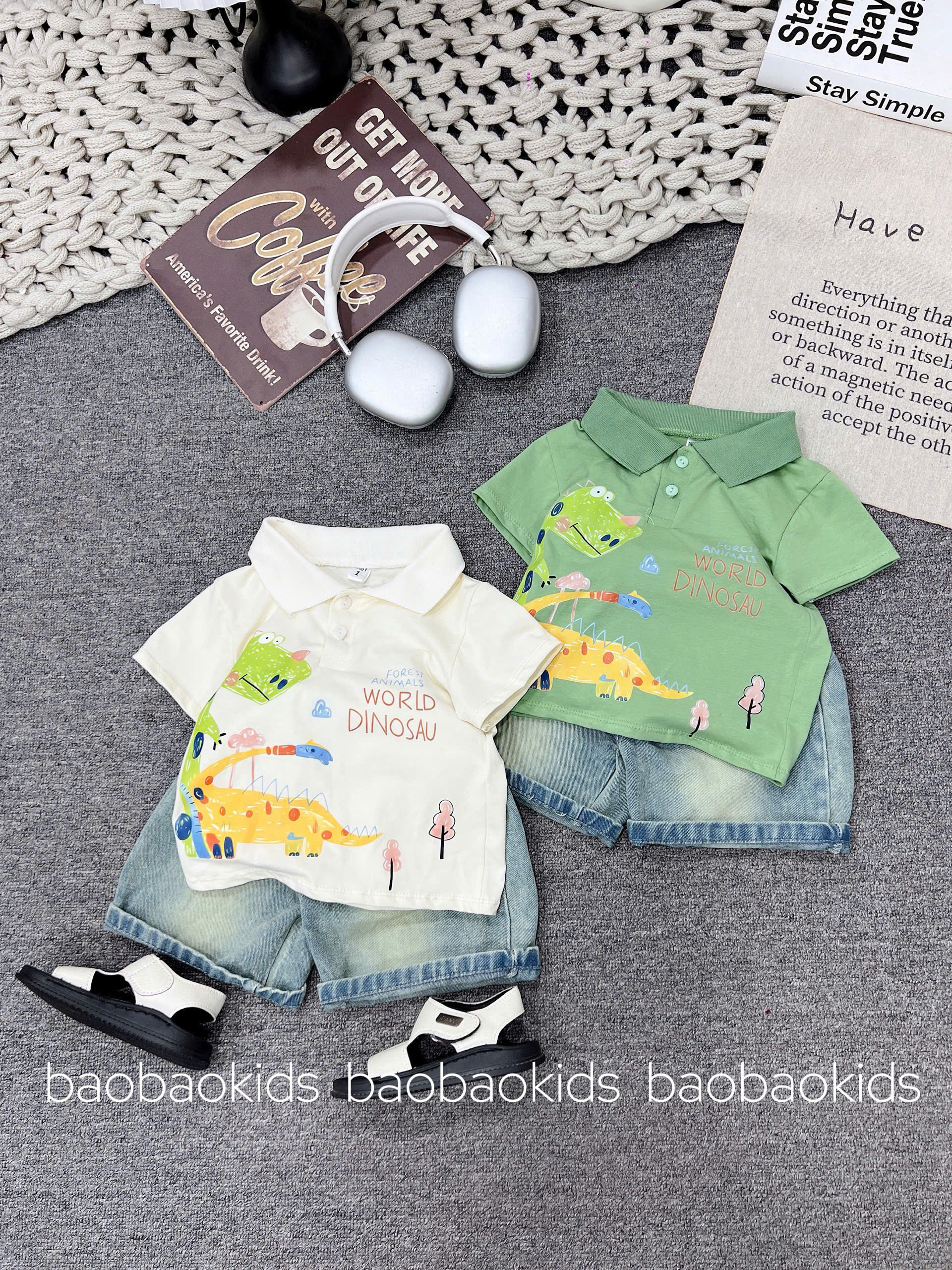 T567-Set khủng long kem q jean (08.26kg)