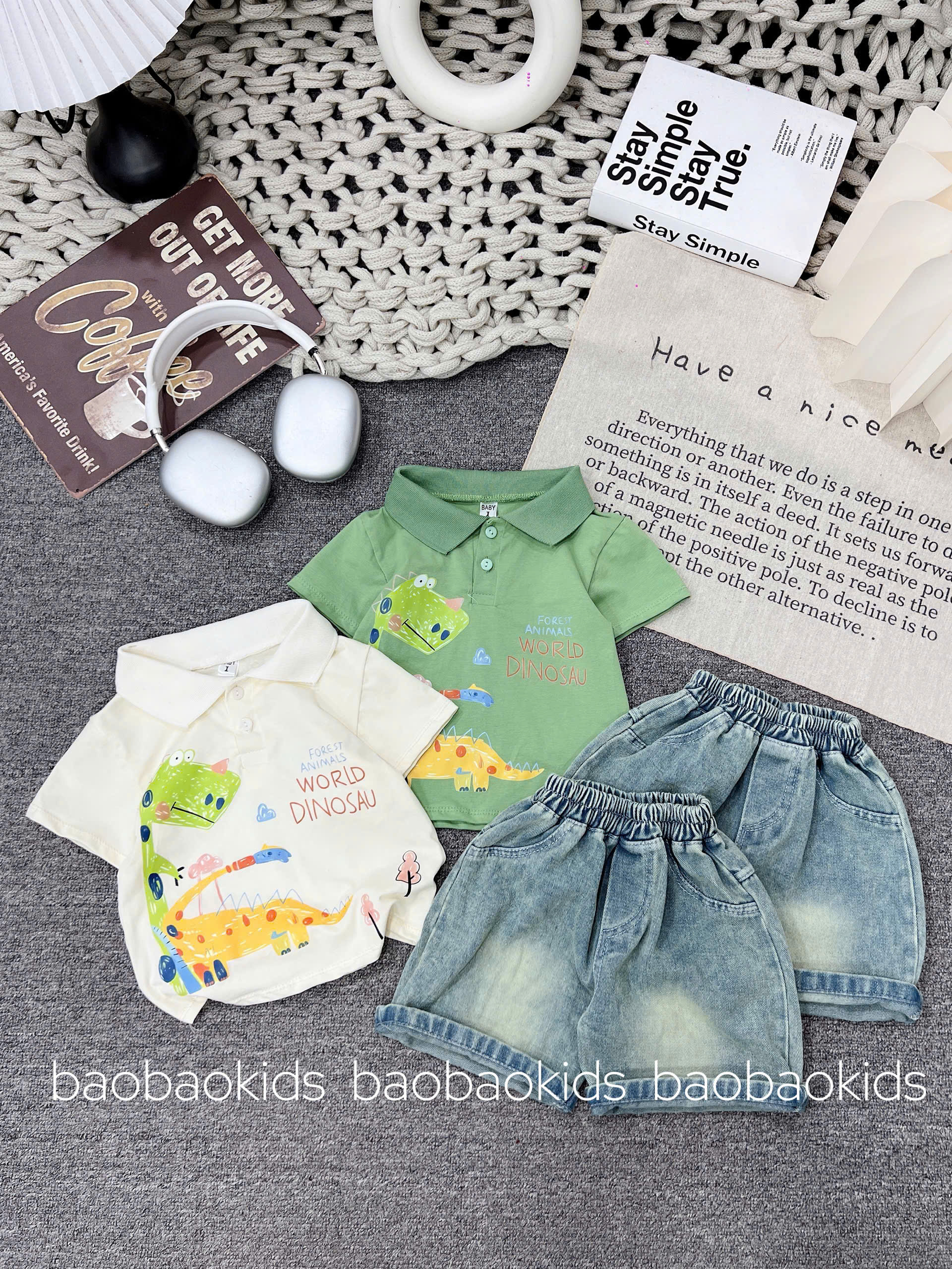 T567-Set khủng long kem q jean (08.26kg)